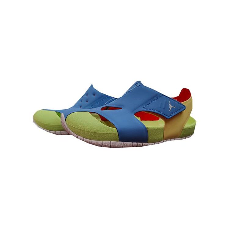 Air Jordan Flare TD Синий Зеленый Желтый CI7850-400