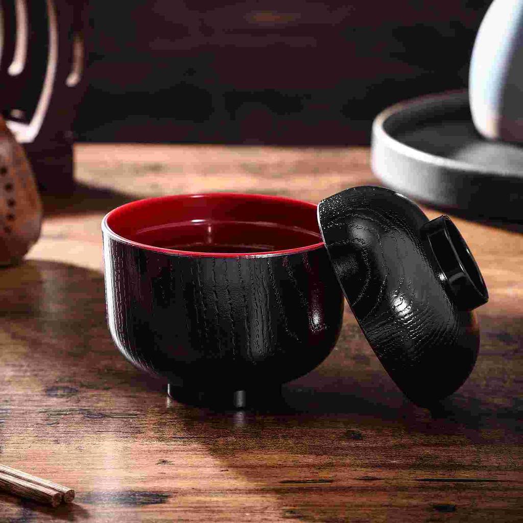 2 шт. японская крышка маленькая миска традиционная рисовая мисо суп миски набор столовых приборов