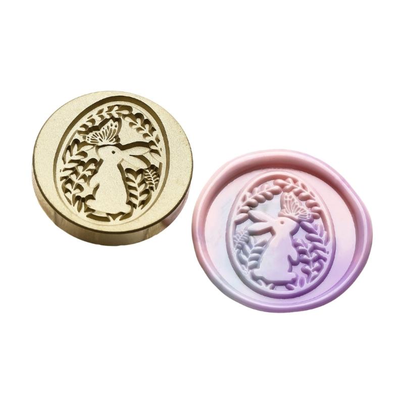 Easter Pattern Wax Stamp Head Replacement for Sealing Envelope Invitation Gift Cards Easter Greeting Card