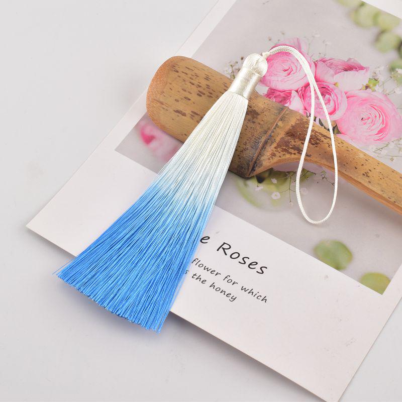 13 см градиентный цветной шнурок-кисточка для самостоятельного изготовления аксессуаров для одежды и закладок