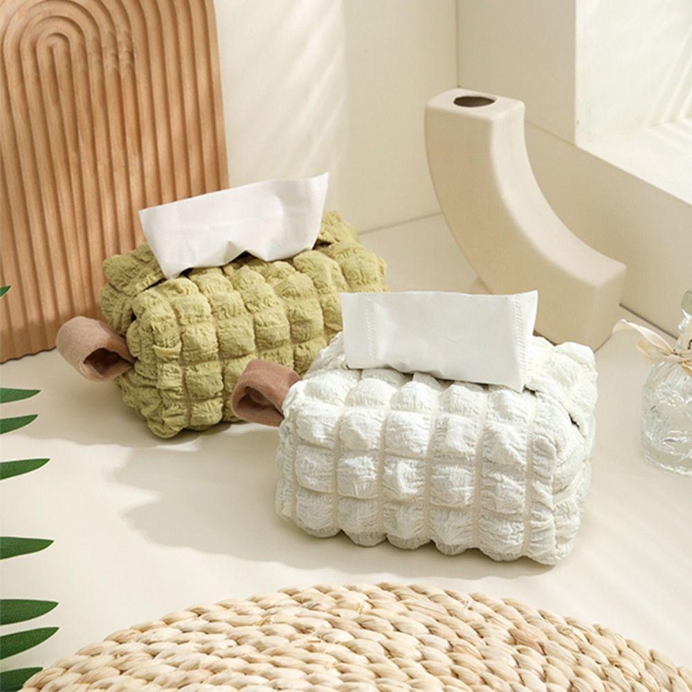 Reusable Cosmetic Pouch Fashion Tissue Box Portable Wet Wipes Bag  Baby Stroller Car Accessories
