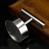 Round Stainless Steel Hamburger Press Non-Stick Manual Meat Pie Press Mold Patties Maker  Steak