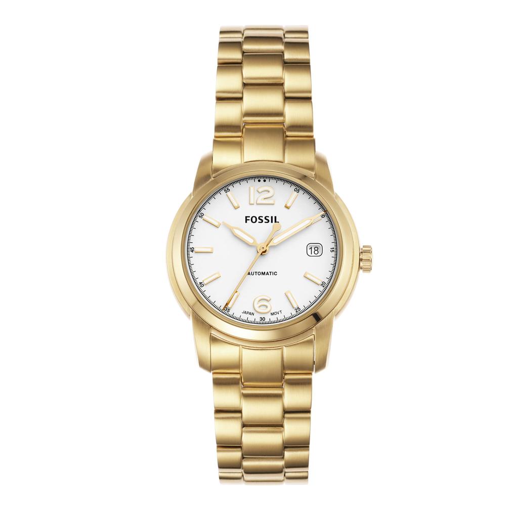 Fossil HERITAGE Автоматические часы из нержавеющей стали Золотистого тона