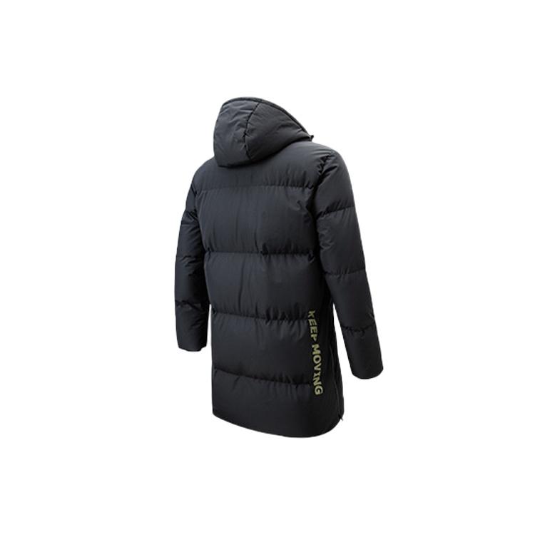 ANTA Down Jackets Men's Black Hooded Moderate 952148910-2