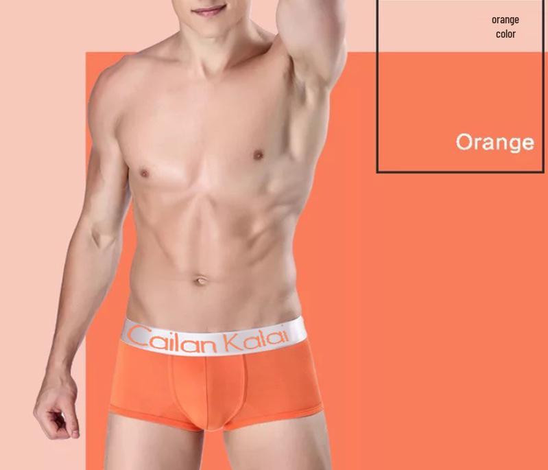 ZKIICK Мужские дышащие модальные боксеры-слипы – Молодежный стиль средней посадки