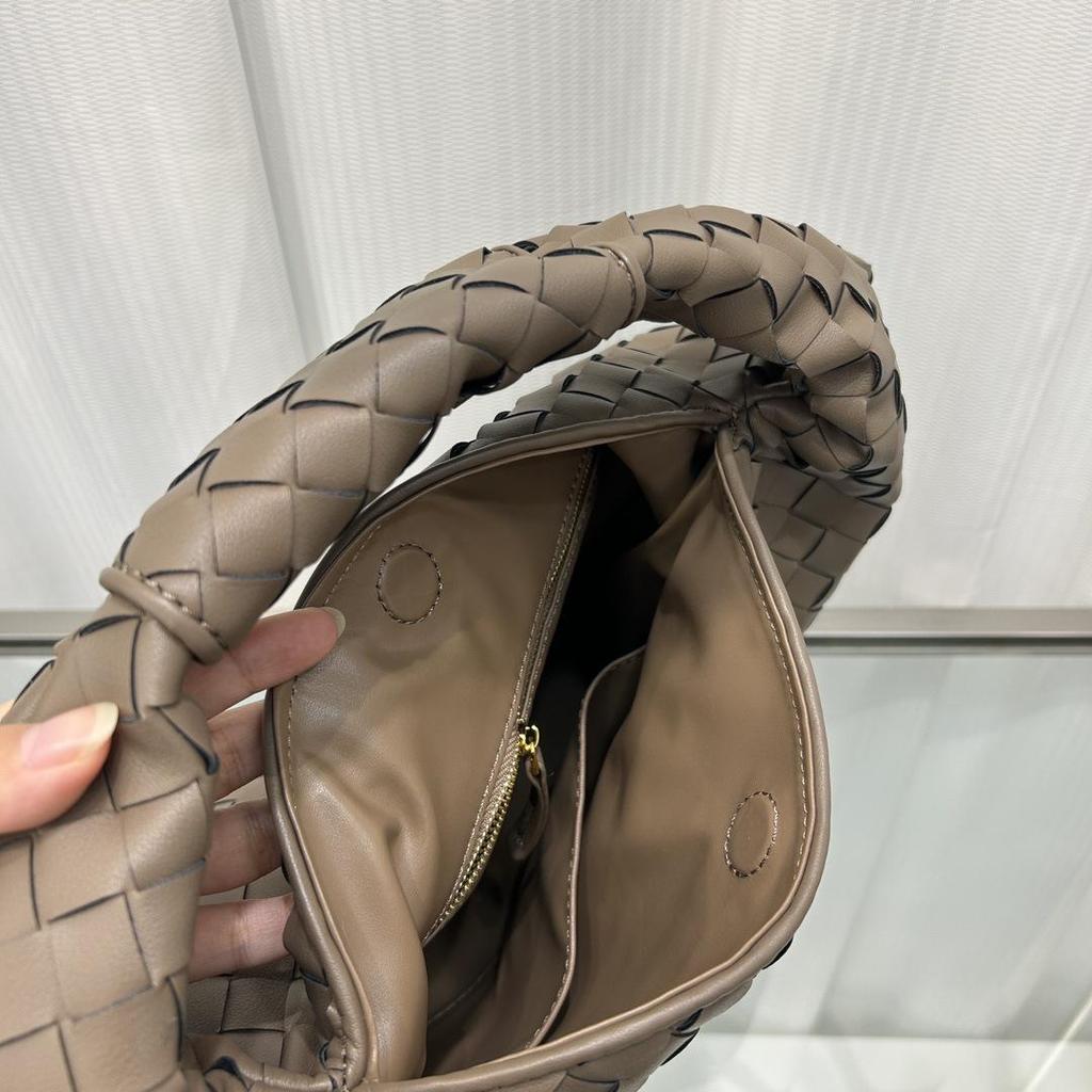 2024 Корейская модная сумка через плечо из натуральной кожи - женская модная сумка из коровьей кожи подмышкой