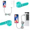 Silicone Organizer Winder Straps Headphones Soft Tape USB Wire Cable Tie Utensil Organize Storage Holder Earphone Clips