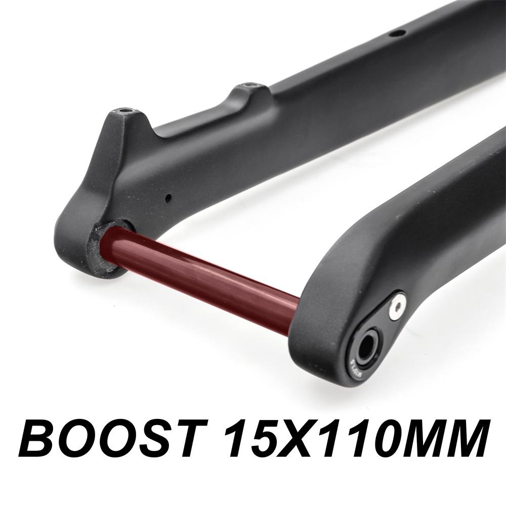 Carbon MTB Rigid Fork 29 Boost 110 Mountain Bike Front Fork 29 er Carbon 700C Disc Brake Tapered Tube Cycling Bicycl Fork 29er