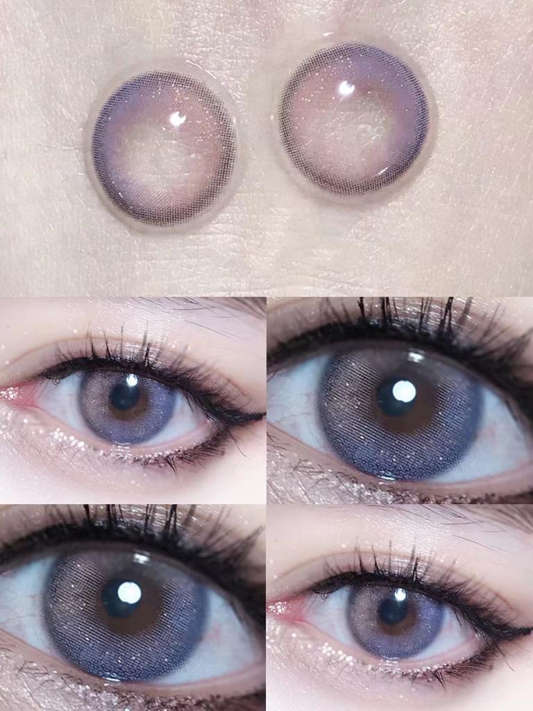 2 шт./пара контактных линз для глаз, близорукости, по рецепту, цветные линзы на год, зеленые, черные, естественный вид, диоптрийные цветные линзы для глаз