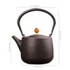 OULOVECO Cast Iron Teapot, 1200ml Capacity, Large Capacity, Suitable for Direct Heat and Induction Cooktops, Includes 304 Stainless Steel Filter,