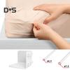 4Pcs Bed Sheet Holder with Silicone Lock Strip Heavy Duty Bedsheet Corner Fastener Keep Sheets Tight All Mattress Size Fitted Sheet Fixing Clip
