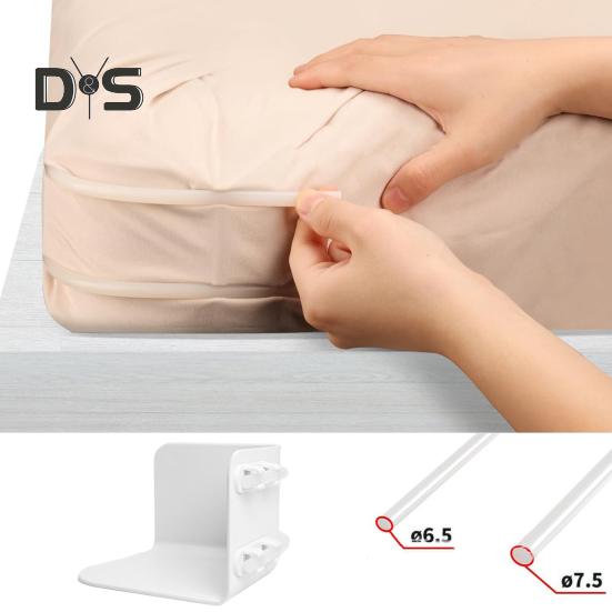 4 шт. держатель простыни с силиконовой застежкой-фиксатором, прочный угловой зажим для простыни, удерживающий простыни в натянутом состоянии, зажим для фиксации простыни на резинке для всех размеров матраса