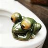 2026 Новые Керамические Лягушки Декоративные Колпачки на Болты Туалетного Бачка Животные Для Декора Ванной Комнаты Веселая Туалетная Фурнитура Легкая Установка