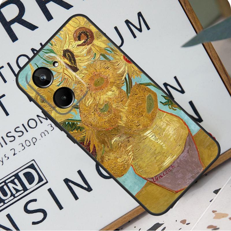 Чехол для Realme 12 Pro Plus 9 10 11 GT5 C51 C31 C67 C55 C53 C35 C33 C30 C21Y C25s GT Neo 6 с картинами 'Звездная ночь' Ван Гога