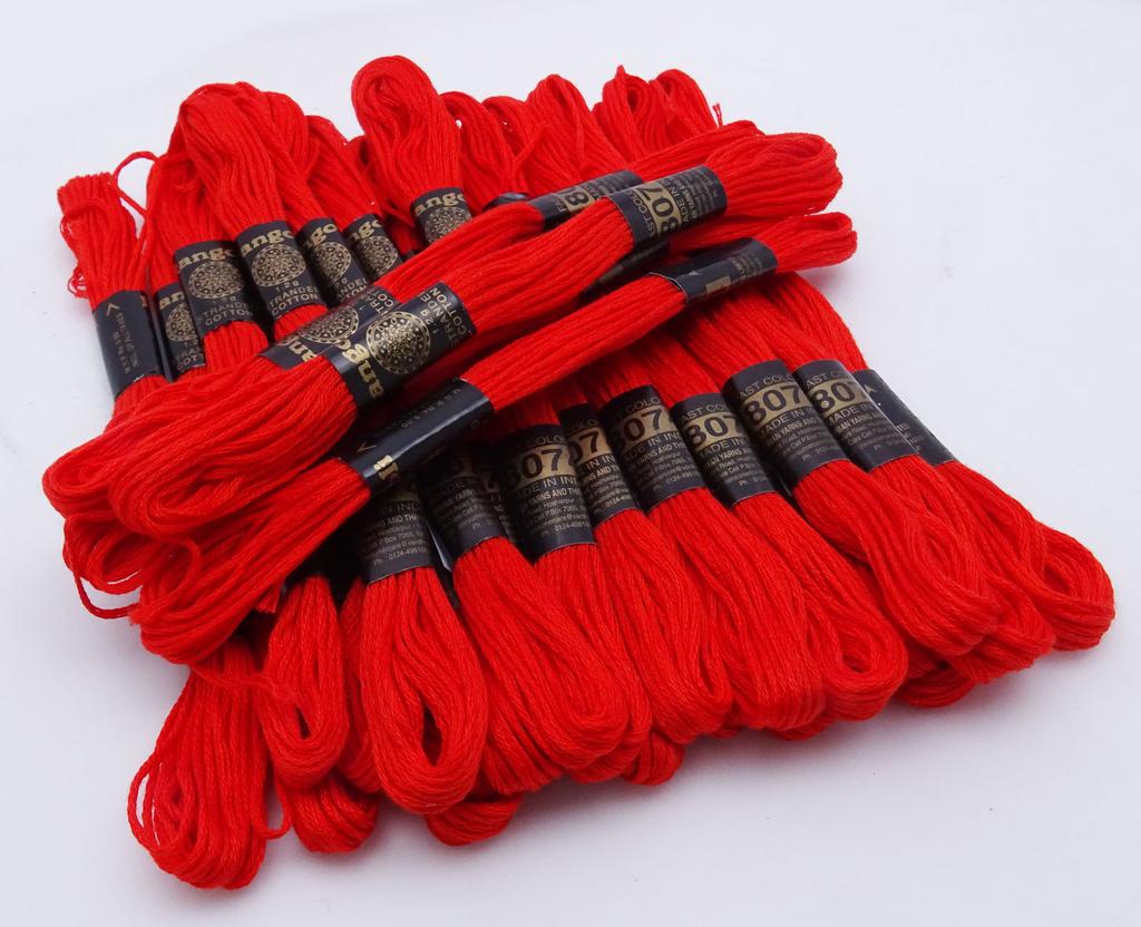 25 шт. в упаковке хлопчатобумажных швейных мотков стежка вышивка нитью вязальная нить