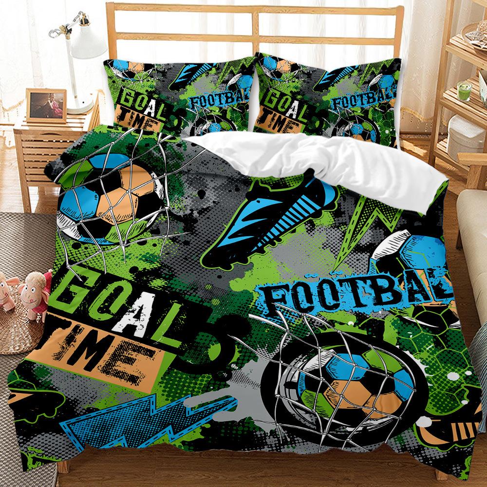 Sports Football Kit eBay Three Piece Quilt Cover Bedding