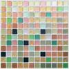 1pcs 3D Design Mosaic Tile Sticker DIY Self-adhesive Self-Adhesive Tile Sticker PVC Removable Oil-proof Tile Sticker