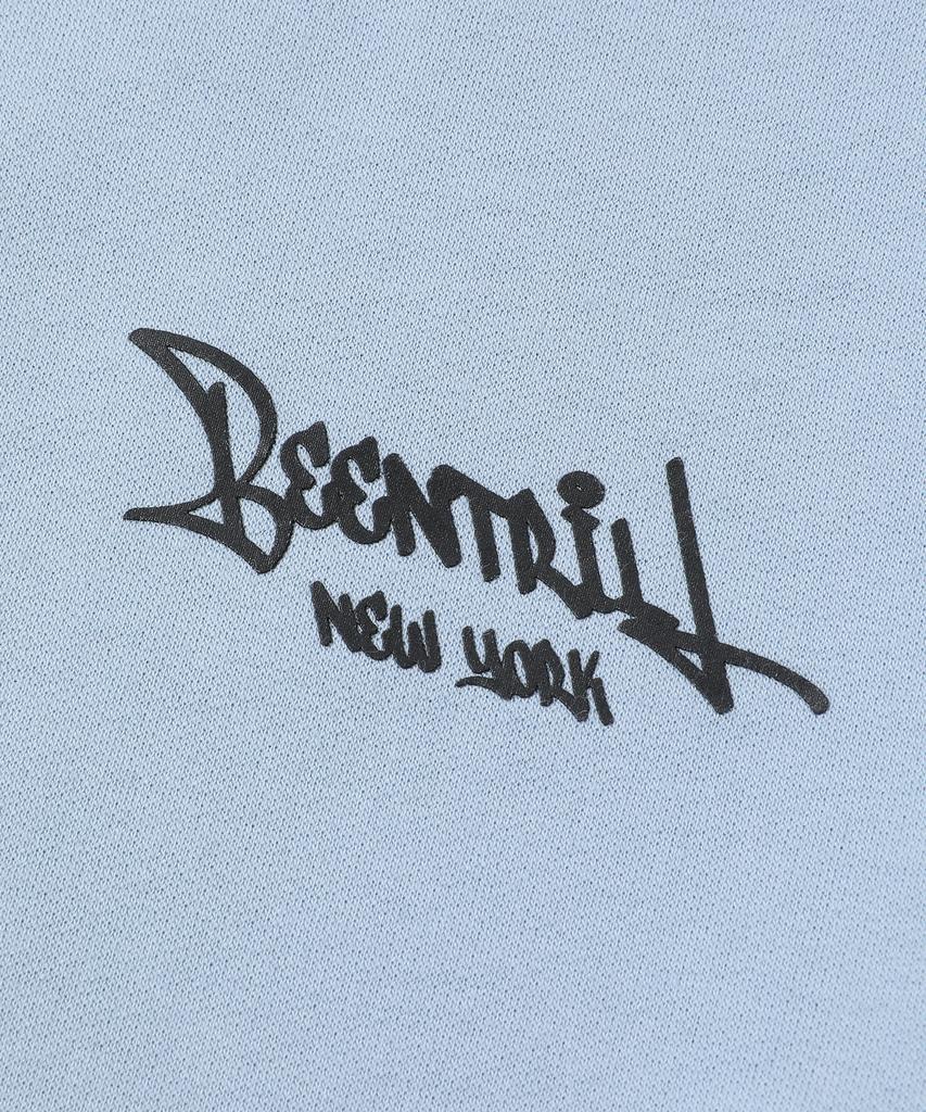 Худи на молнии с двумя бегунками Beentrill Script (синий)