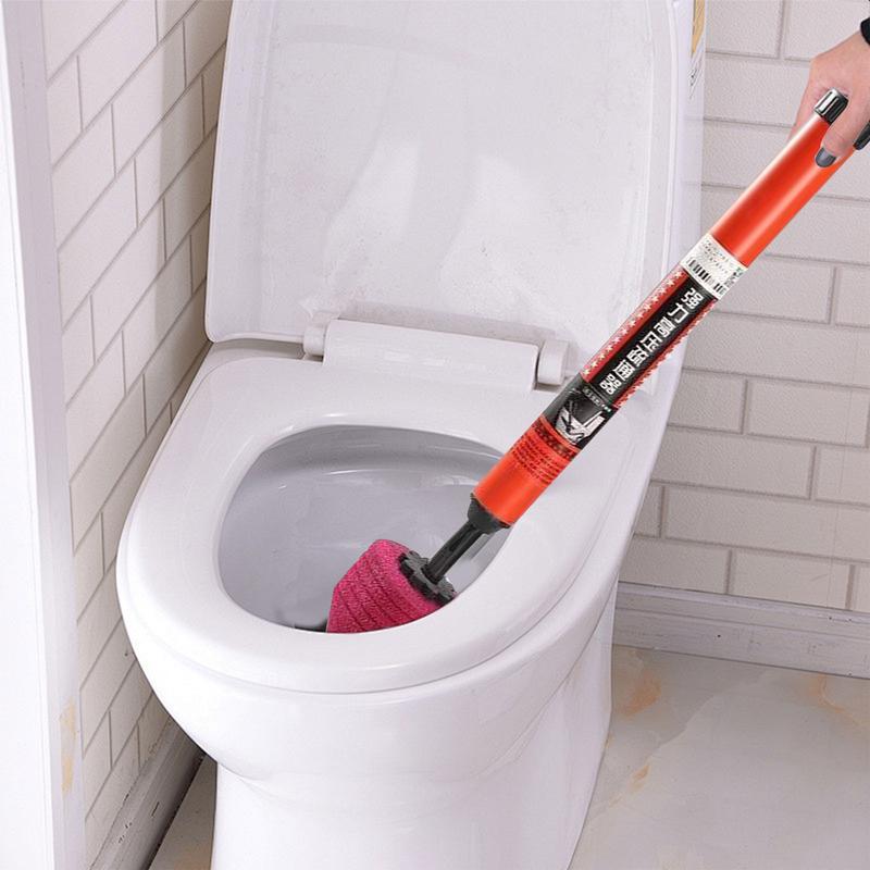 Air Plunger for Toilet Toilet Unclogger Plunge Tool with Ergonomic Handle High Pressure Plumbing Tool Air Drain Clog Remover