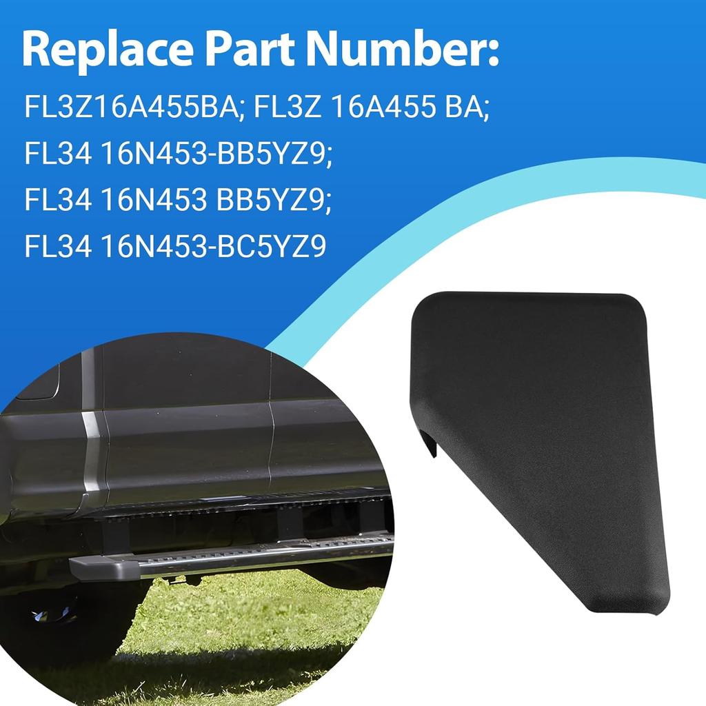 Заглушка конца подножки Задняя Правая Сторона Подходит Для 2015- Ford F150 F250 Заменить FL3Z16A455BA FL3Z 16A455 BA FL34 16N453-BB5YZ9 FL34 16N45