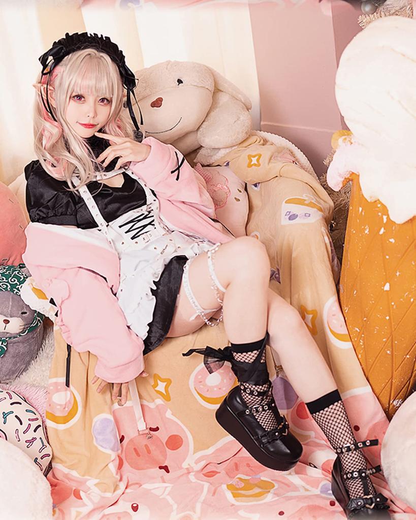 Nijisanji Makai Noririmu Косплей Хэллоуин Майн Суккуб [молочное время] (Костюм)