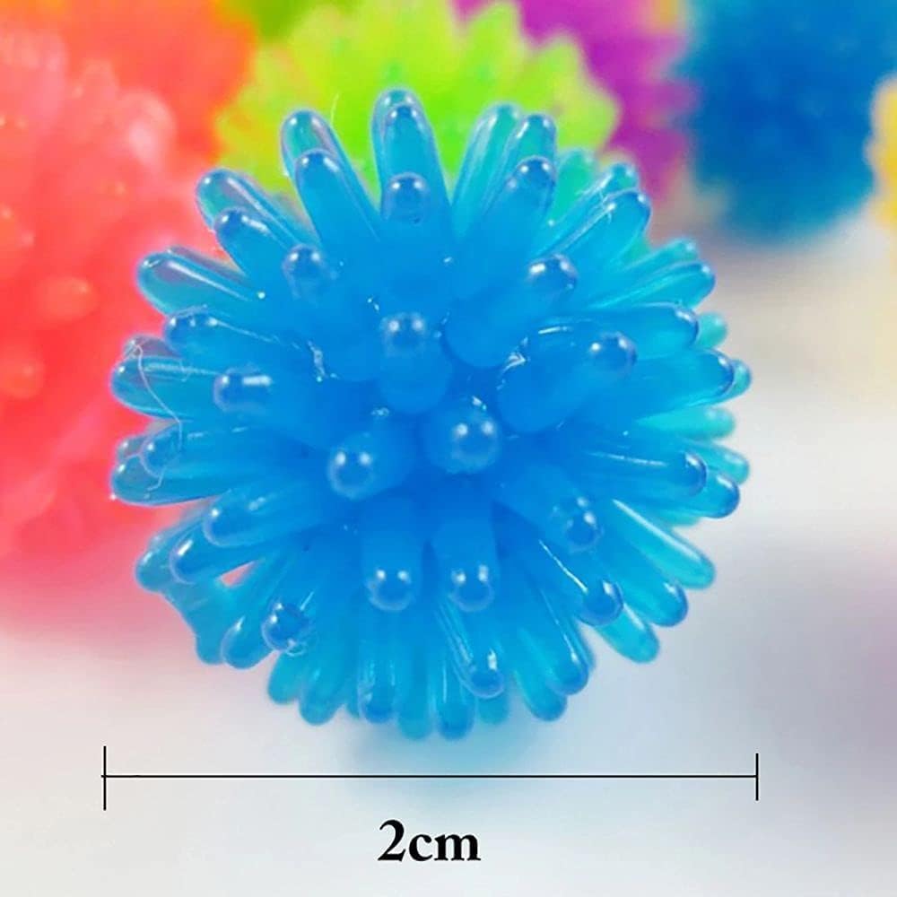 JJLFresheners 10Pcs Cute Funny Cats Toys Arbutus Balls Stretch Plush Ball Cat Toy Ball Creative Colorful Interactive Cat Soft Spiky Cats Chew Toys