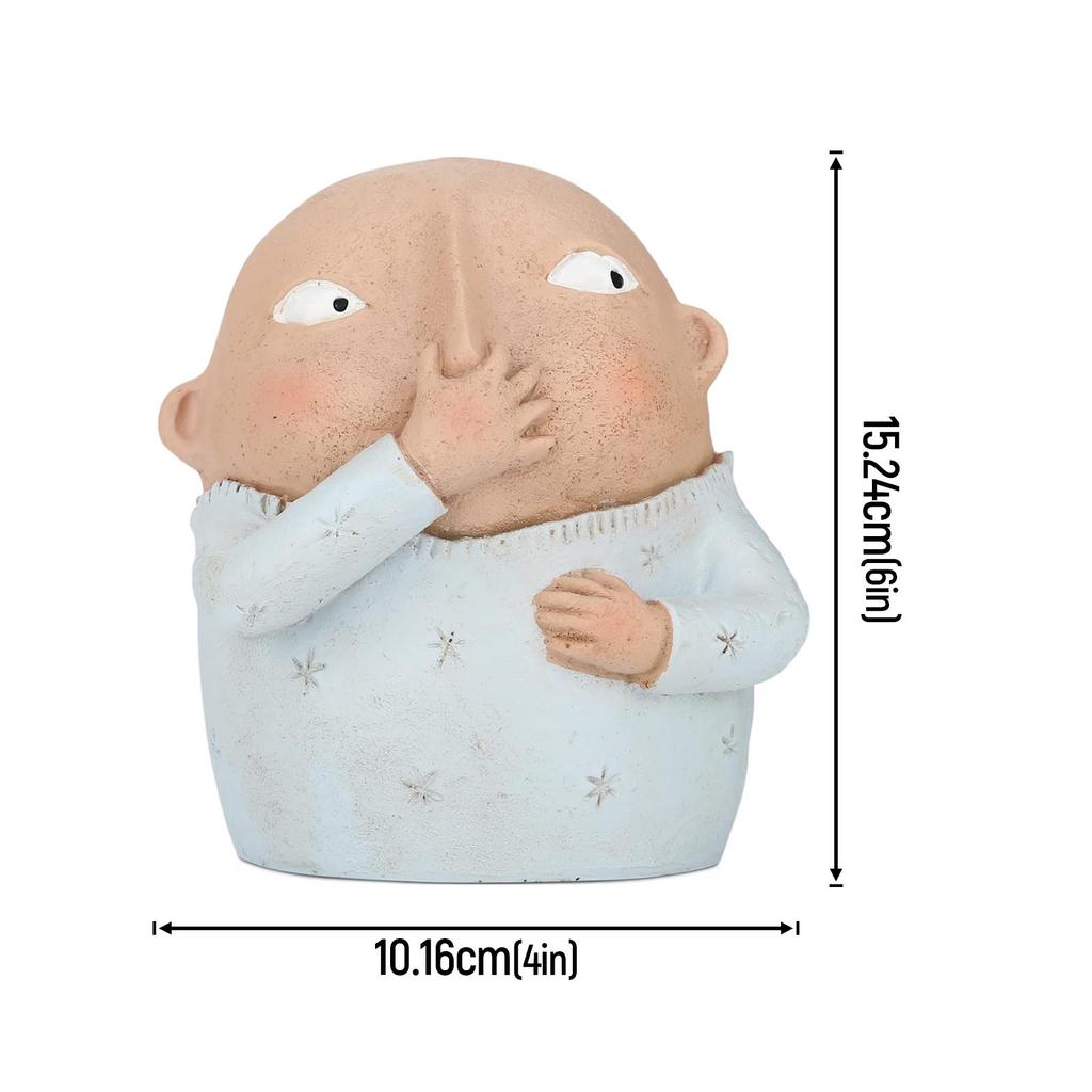 Вульгарная статуэтка, украшение для ванной комнаты, креативный странный декор, современная художественная статуэтка, безвкусная статуэтка, держащая нос, статуэтка для ванной комнаты