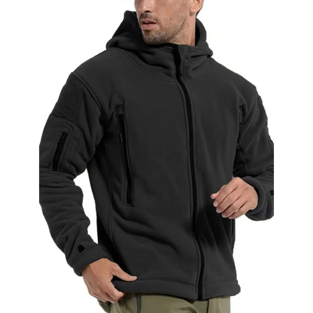 Мужская тактическая куртка Polar Fleece Осень-Зима 7 Многоцелевые Большие Карманы Куртки-бомберы Пальто для активного отдыха для мужчин