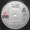 7-дюймовая пластинка THREE DEGREES  My Simple Heart ARO202 ARIOLA 1979 Великобритания SoulFunk Б/у