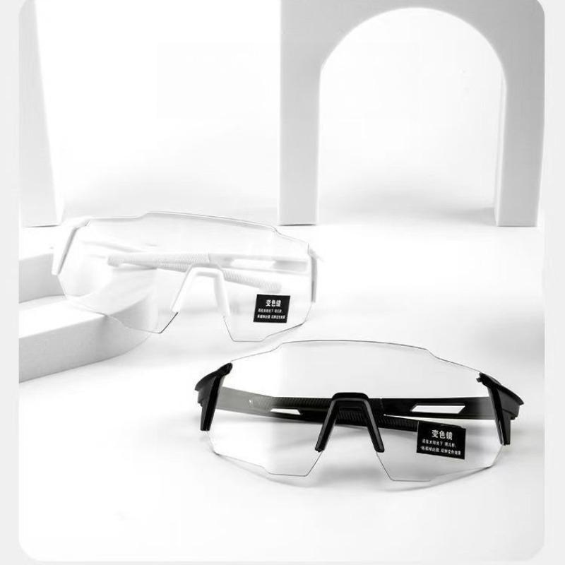 New Outdoor Sports Color Changing Mirror Day and Night Dual-use Men's and Women's Cycling Goggles Windproof and UV Resistant