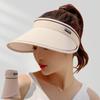 Sun Protection Hat for Women, Foldable Sunshade, Summer Outdoor Travel, Beach Fashion, Anti-ultraviolet Empty Top Hat