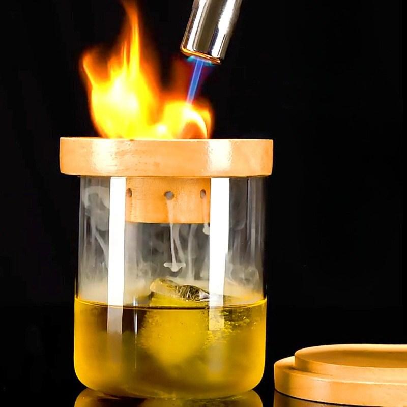Whiskey Smoker Infuser Kits Wood Chips Bourbon Cocktail Old Fashioned Birthday Gifts For Men Father’s Day Husband Drink Lover