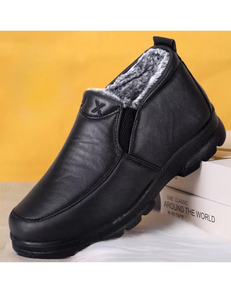 Winter Men's Boots Warm Waterproof Anti Slip Thick Walking Boots Men's Work Shoes Cheap Shoes Clearance Free Shipping