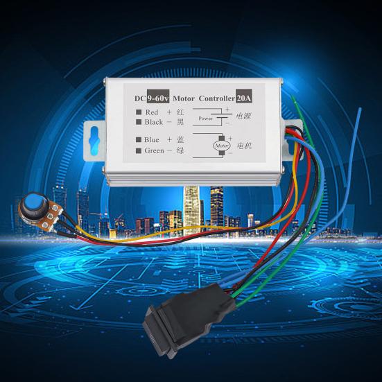 Плата управления PWM 1200 Вт Контроллер скорости двигателя Универсальный безопасный в использовании ШИМ-контроллер для электродвигателя Аксессуары
