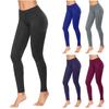 Женские эластичные леггинсы для йоги, фитнес-бег, спортивные брюки с карманами для активного отдыха