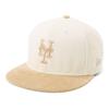 New Era 59FIFTY Cap MLB New York NYM Corduroy ONSPOTZ and Flat Summer Sun UV Stylish Various Styles (14507983, NER35C5223) Mets, Ivory/Beige/White,