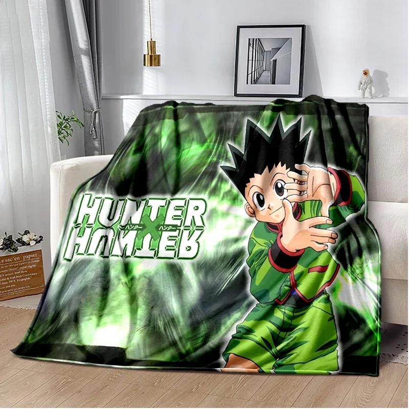HUNTER X HUNTER Плед Аниме Мягкое Покрытие Легкое Теплое Мультяшные Пледы для Детской Комнаты Спальни