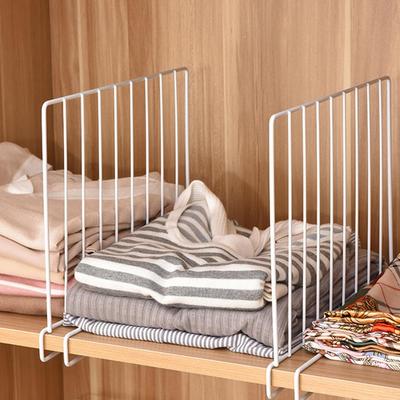 Органайзеры для полок в шкафу Металлические разделители полок для организации шкафа Высокопрочный вертикальный разделитель для простой установки