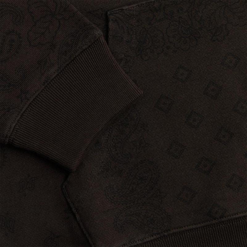 Kith Мужская толстовка с капюшоном Kindling Brown Paisley Nelson KHM031466-211