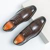 2024 new men's shoes large size new leather shoes fashion British style pointed leather shoes trend casual leather shoes men