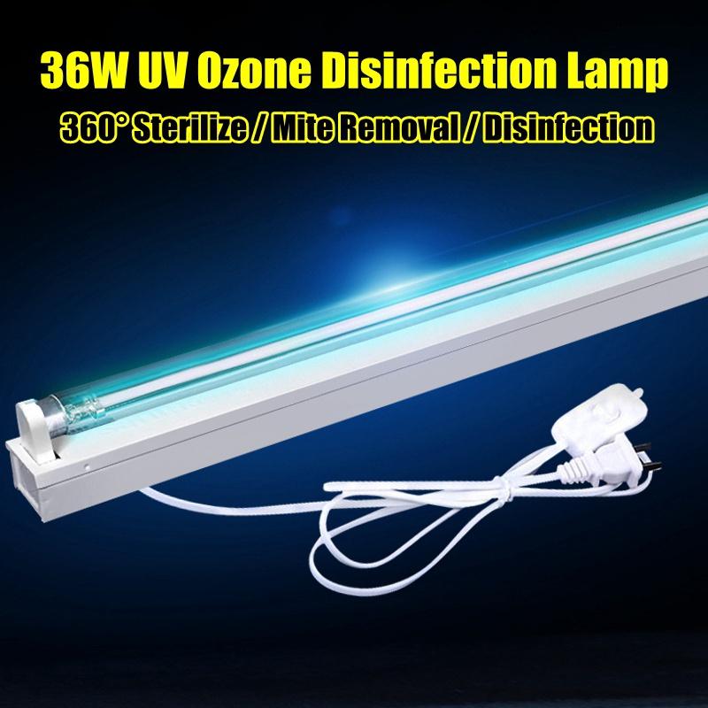 36W 395NM UV C-uring Lamp UV Disinfection Lamp Violet Wavelength Fluorescent Agent Detection UV Lamp Ozone Disinfection