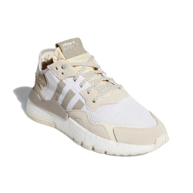 Adidas Originals Nite Jogger 'Белый Коричневый' Женские FV3881