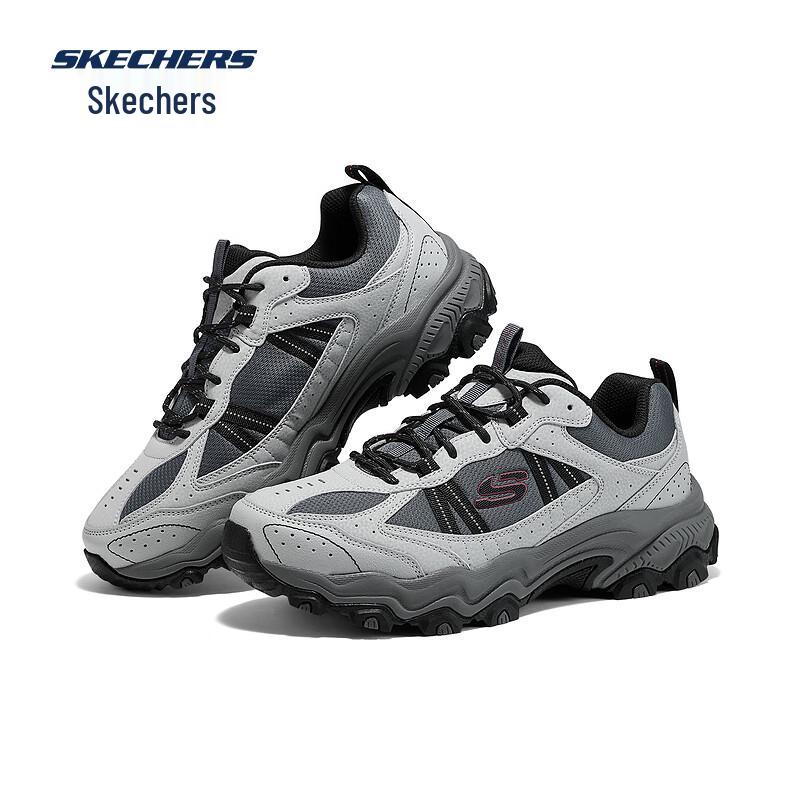 Skechers Мужская повседневная уличная обувь широкой посадки 237527W