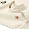 JEEP SPIRIT Men's Loose Fit Fleece Lined Crew Neck Sweatshirt