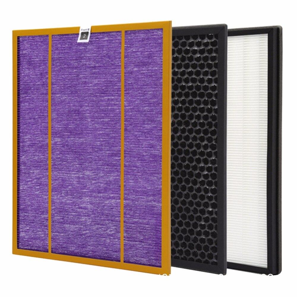 3pcs/Lot Ac4141 Ac4143 Ac4144 Filter Kit for Philips AC4072 AC4074 AC4083 AC4084 AC4085 AC4086 AC4014 ACP073 Air Purifier Parts