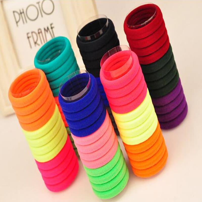 Веревка для волос корейские бесшовные подарочные аксессуары для волос ярких цветов новая эластичная эластичная лента для волос
