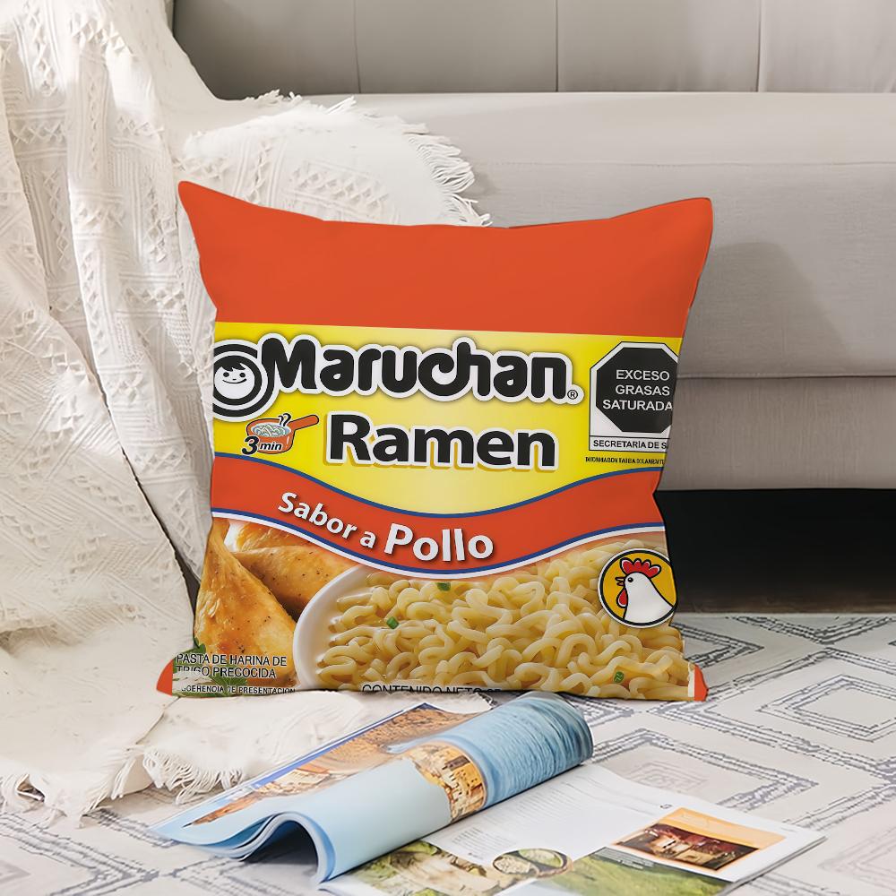 Модная наволочка с принтом M-Marucha R-Ramen, офисные подушки, подходит для дивана, автомобиля, спальни, декоративная наволочка