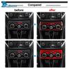 For Subaru Crosstrek 2018-2023 Impreza 2017 2018 2019 2020 2021 2022 2023 Soft Carbon Fiber Sticker Car Central Volume AC CD