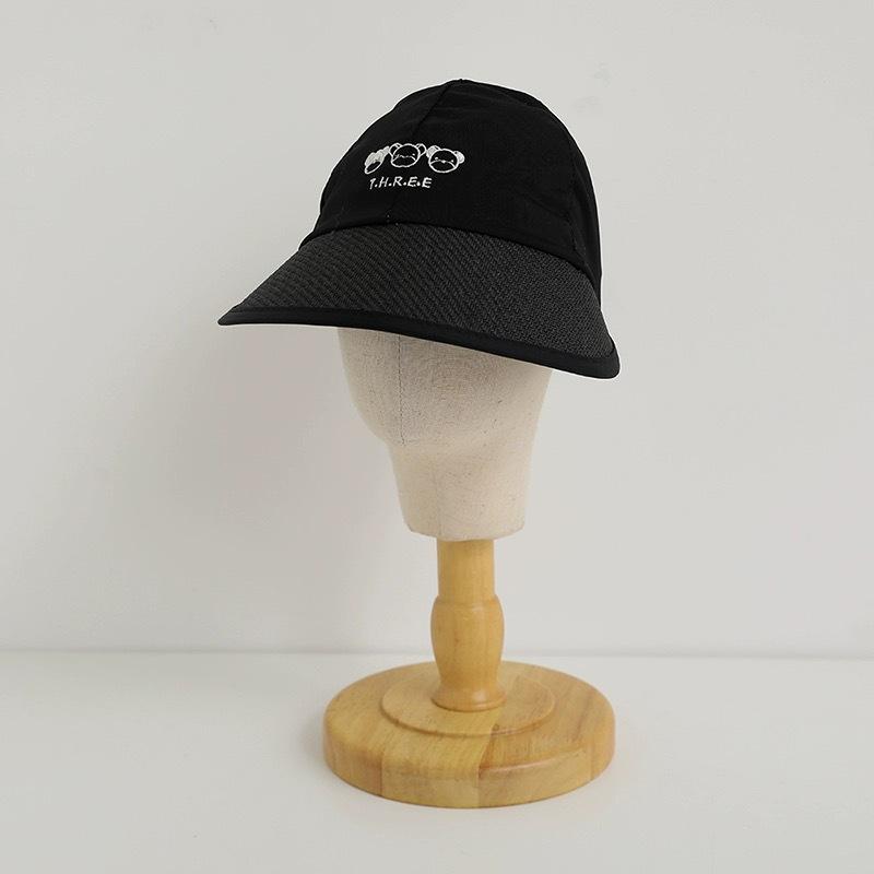 Детская солнцезащитная шляпа Весенне-осенний тонкий стиль Можно завязать с высоким хвостом Девочки Детская Летняя Бейсболка с открытым верхом Солнцезащитная шляпа для девочки