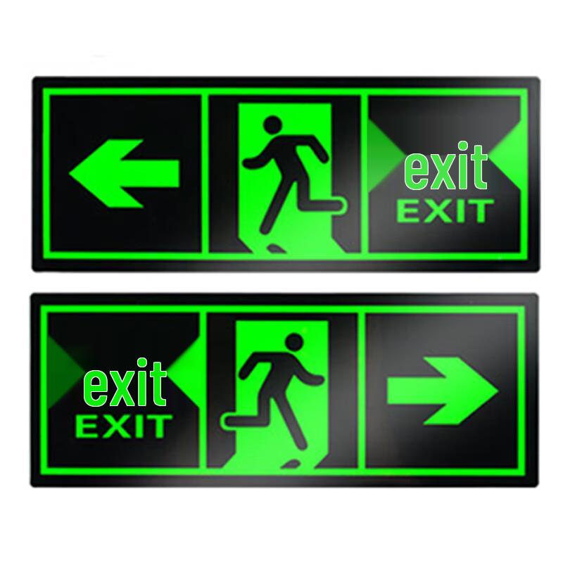 Safety Exit Sign Sticker